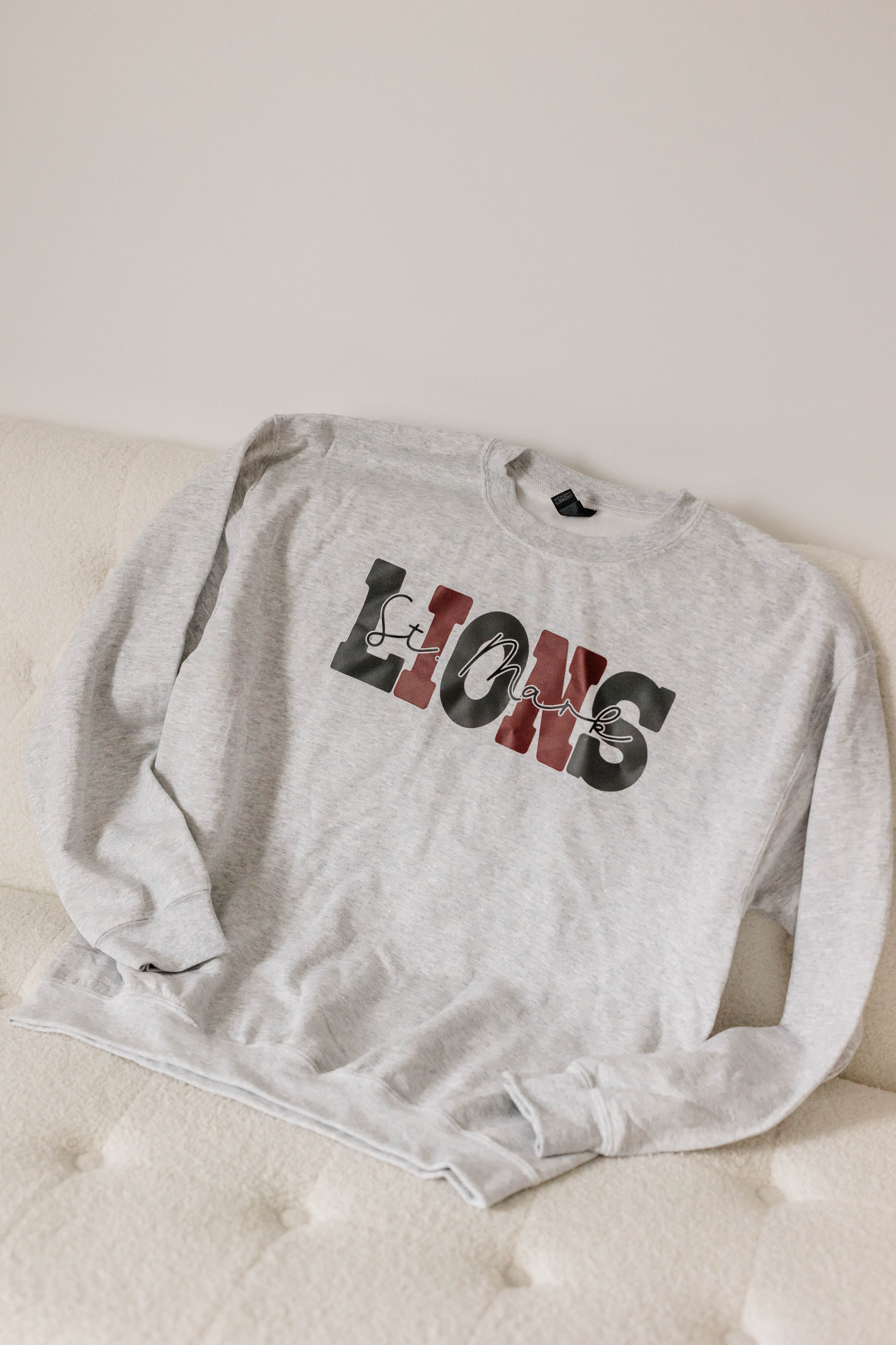 Lions script sweatshirt