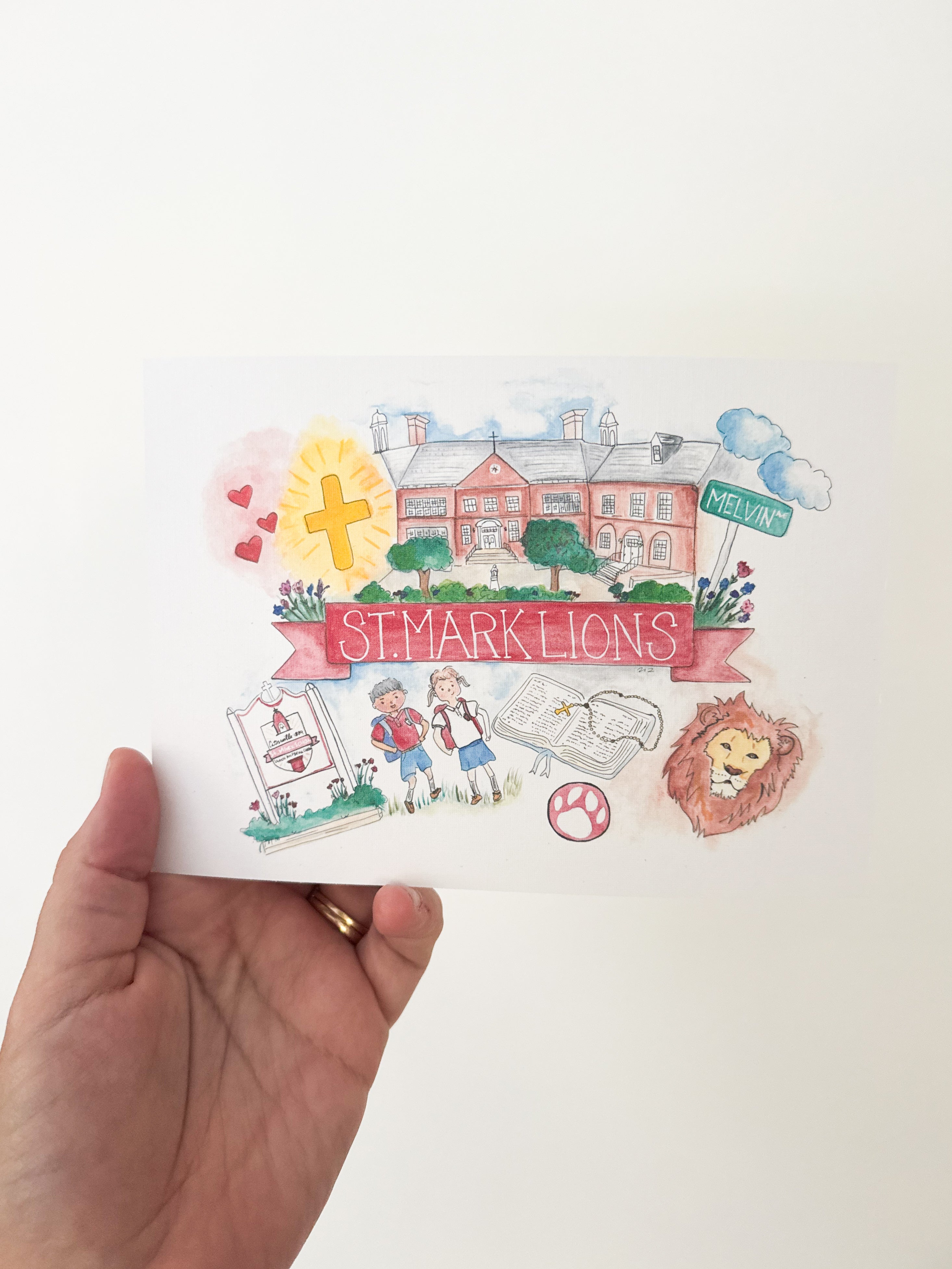 St. Mark Watercolor Print