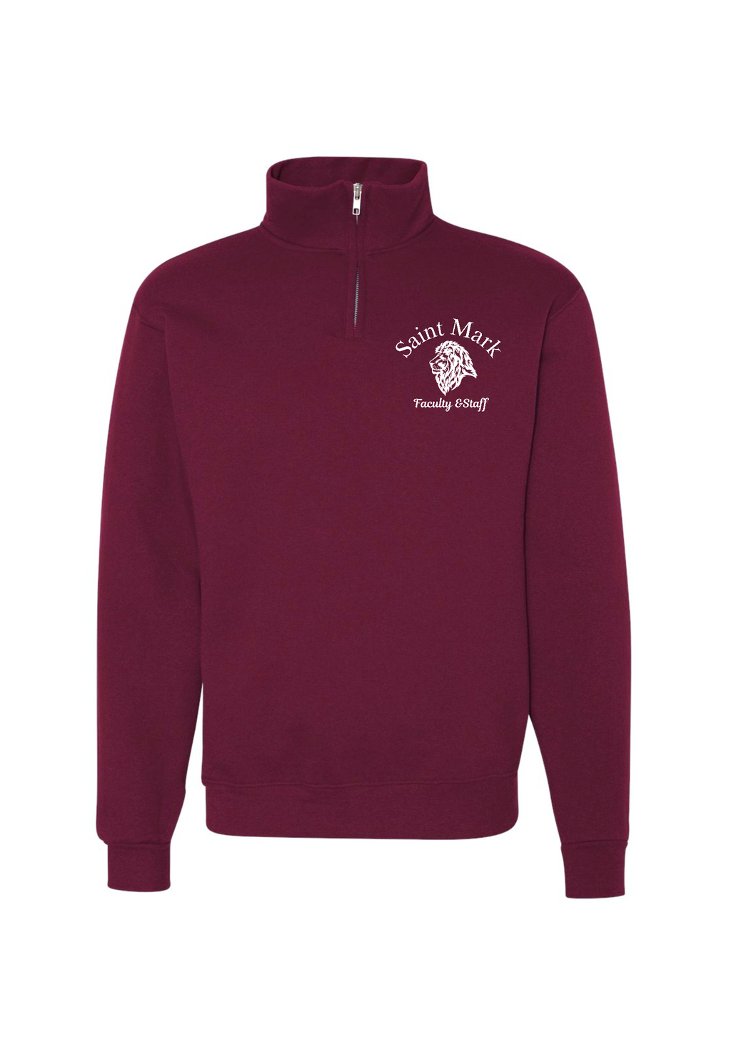 Embroidered faculty and staff 1/4 zip