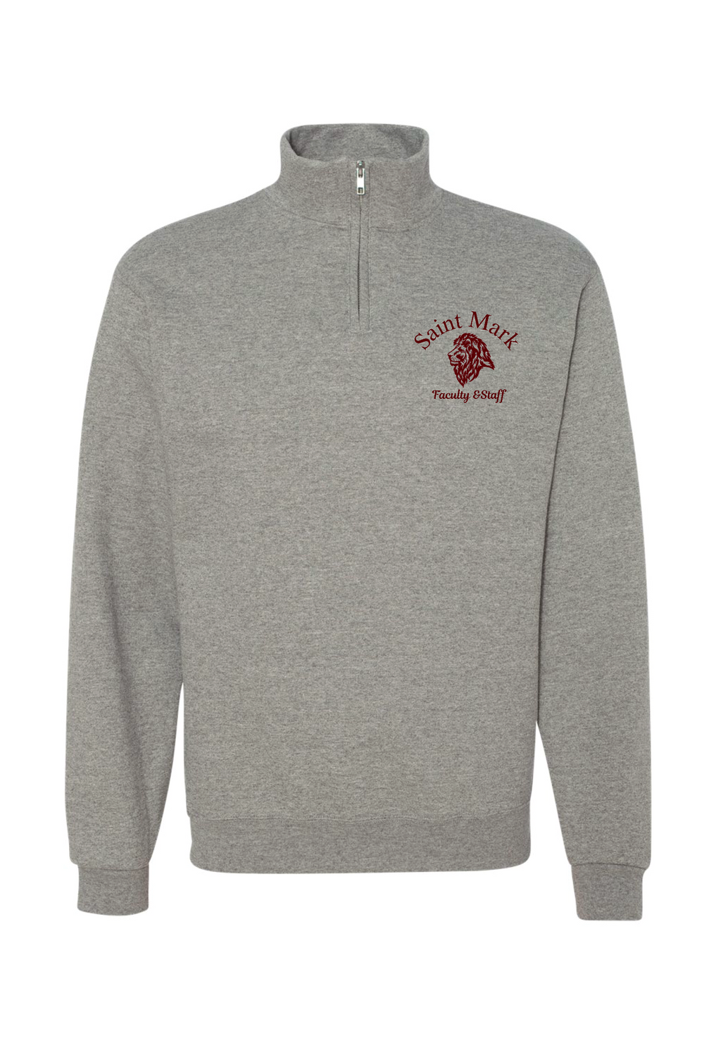 Embroidered faculty and staff 1/4 zip