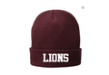 Embroidered Lions beanie